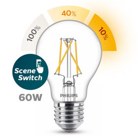 Philips ledlamp A60 Sceneswitch E27 7,5W