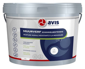 Avis Muurverf Schimmelbestendig Wit Mat 5L
