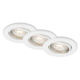 Briloner LED inbouwspot set 86mm wit