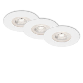 Briloner LED inbouwspot set 90mm wit