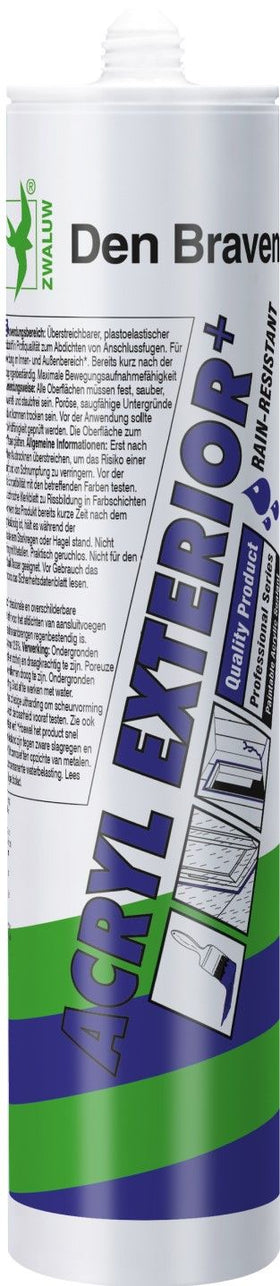 Zwaluw acrylaatkit exterieur + Wit 310ml